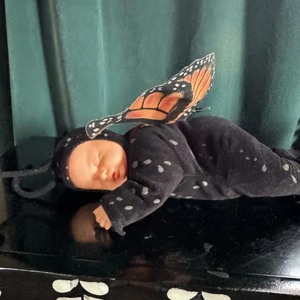Baby Anne Geddes Black Butterfly Doll